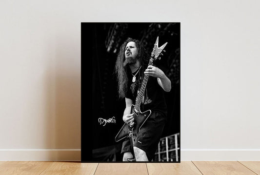 Dimebag Darrell Poster with signature - Pantera Art Print