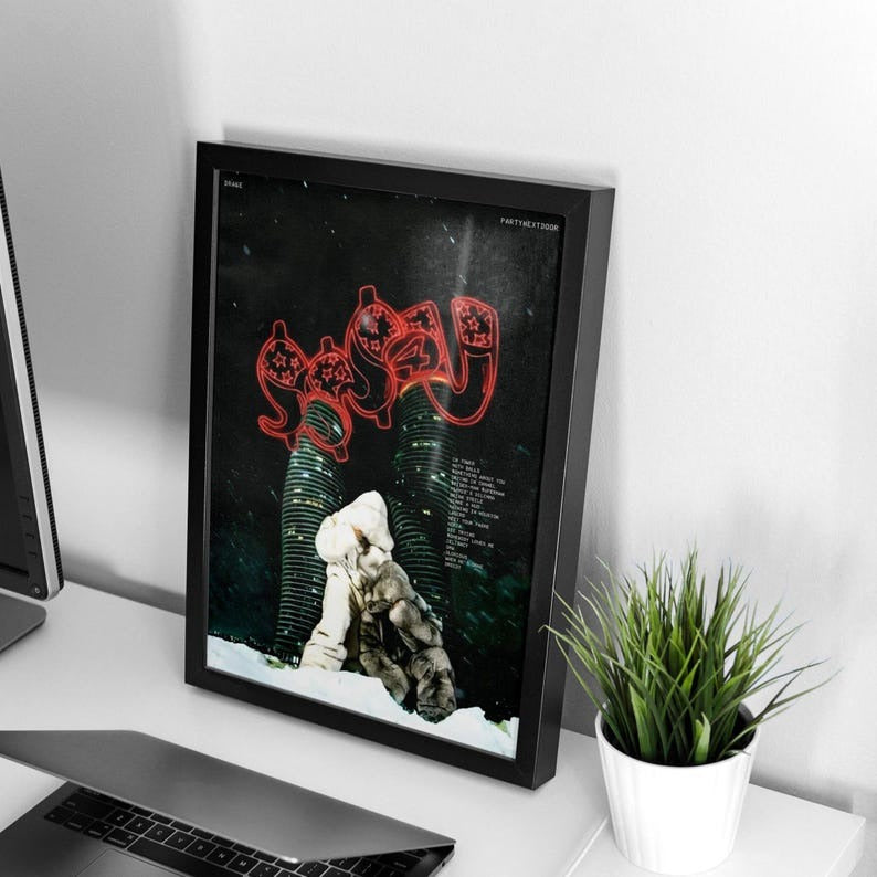 Drake Partynextdoor SSS4U Album High Quality,Drake Partynextdoor Poster, Music Poster, Album Cover Poster, Wall Decor,