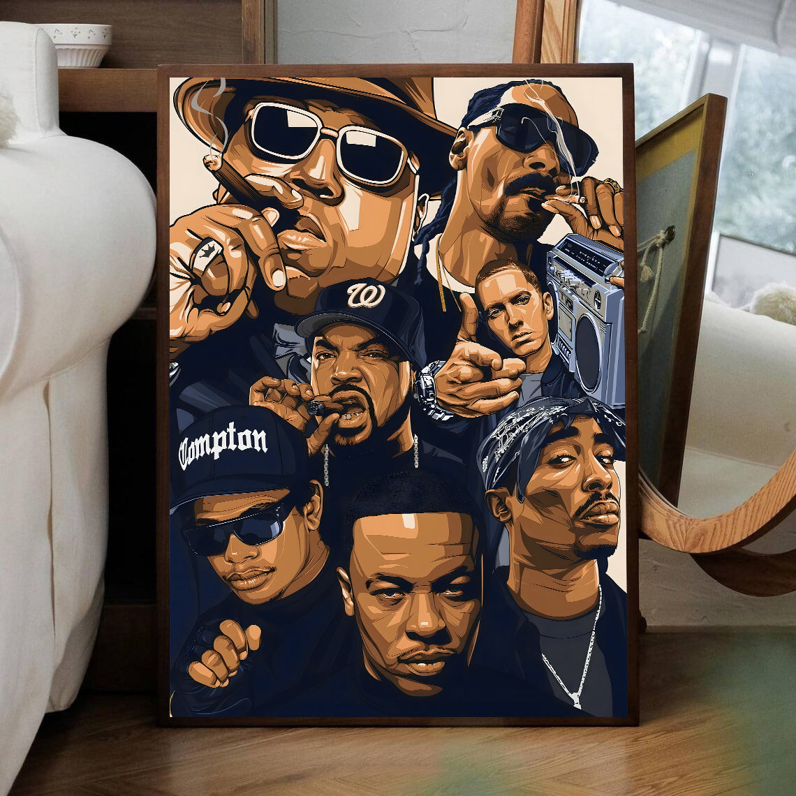 Hip Hop,American Rapper Music Singer Poster