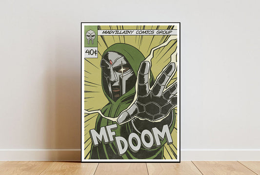 MF DOOM Music Poster, Home Decor, Music, Poster Print