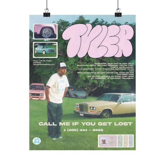 Tyler, the Creator  Poster Rap Poster, Hip Hop Poster